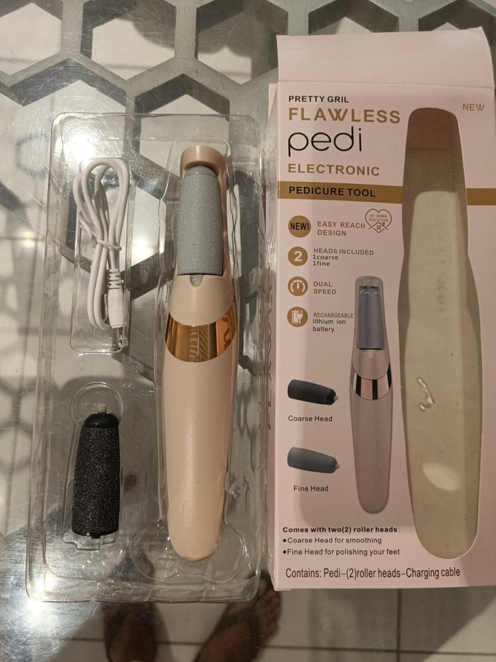 Electronic Cordless Pedicure Feet Polishing Tool