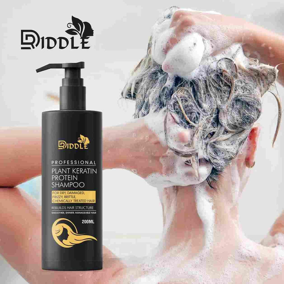 Driddle Keratin Shampoo Smooth Therapy for Soft & Frizz Hair Pack Of 1 ( 200 ml )
