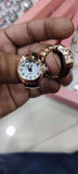 Women's Men's Ring Watch Analogue Quartz on Finger Watch Ring