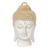 eCraftIndia Decorative Buddha Head Polyresin Showpiece