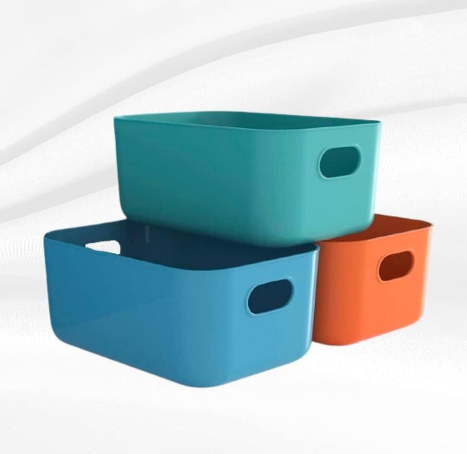 Multipurpose  Storage Basket - Plastic 3 Pieces